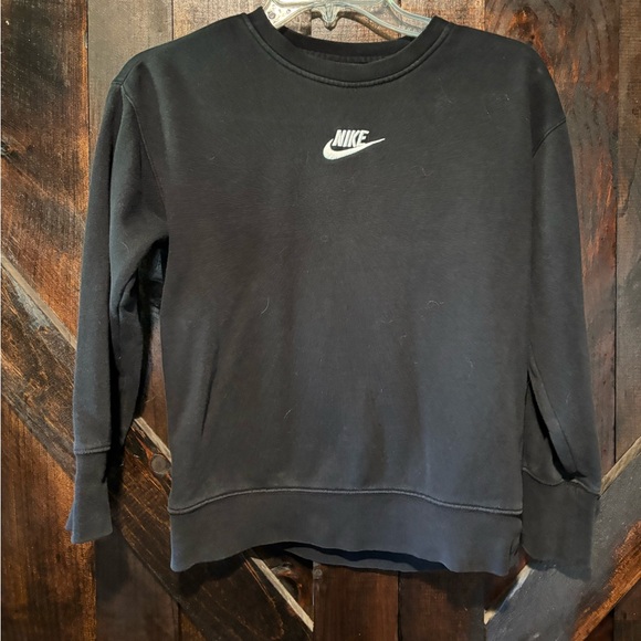 Nike Black Crewneck Sweatshirt kids - Picture 1 of 4